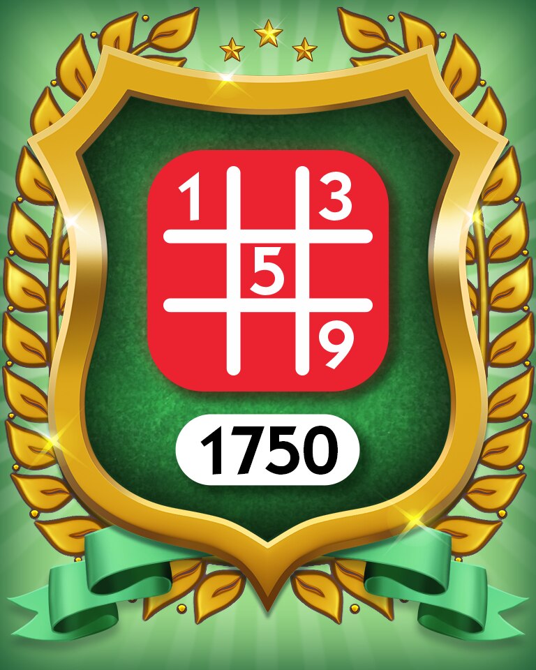 Marvin Gardens 1750 Hard Badge - MONOPOLY Sudoku