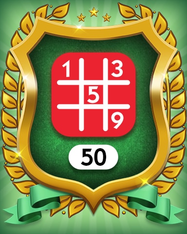 Hard 50 Badge - MONOPOLY Sudoku