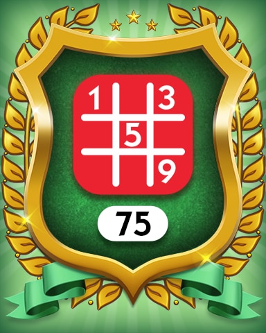 Hard 75 Badge - MONOPOLY Sudoku