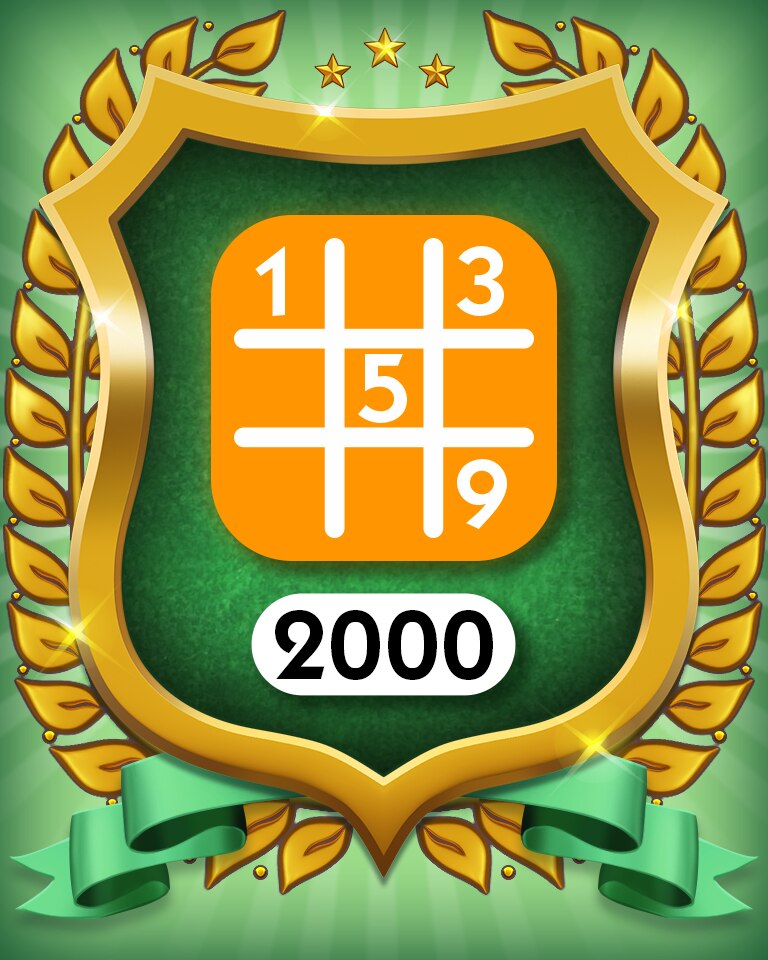 New York Avenue 2000 Medium Badge - MONOPOLY Sudoku
