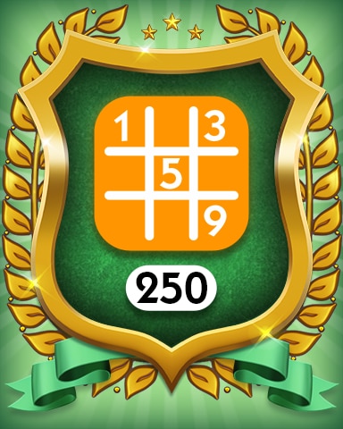 Medium 250 Badge - MONOPOLY Sudoku