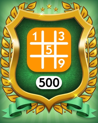 Medium 500 Badge - MONOPOLY Sudoku