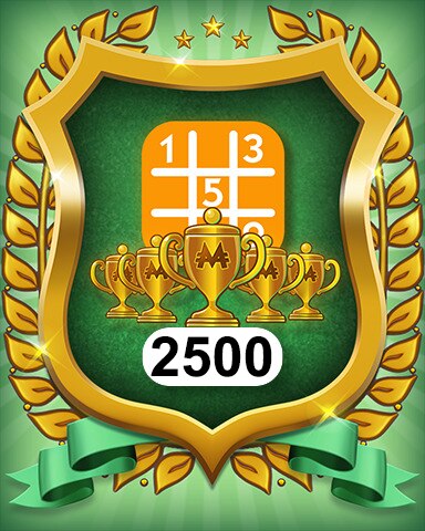 5-Trophy Medium 2500 Badge - MONOPOLY Sudoku 5-Trophy Medium 2500 Badge - MONOPOLY Sudoku