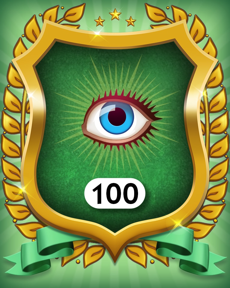 No Foresight 100 Badge - MONOPOLY Sudoku