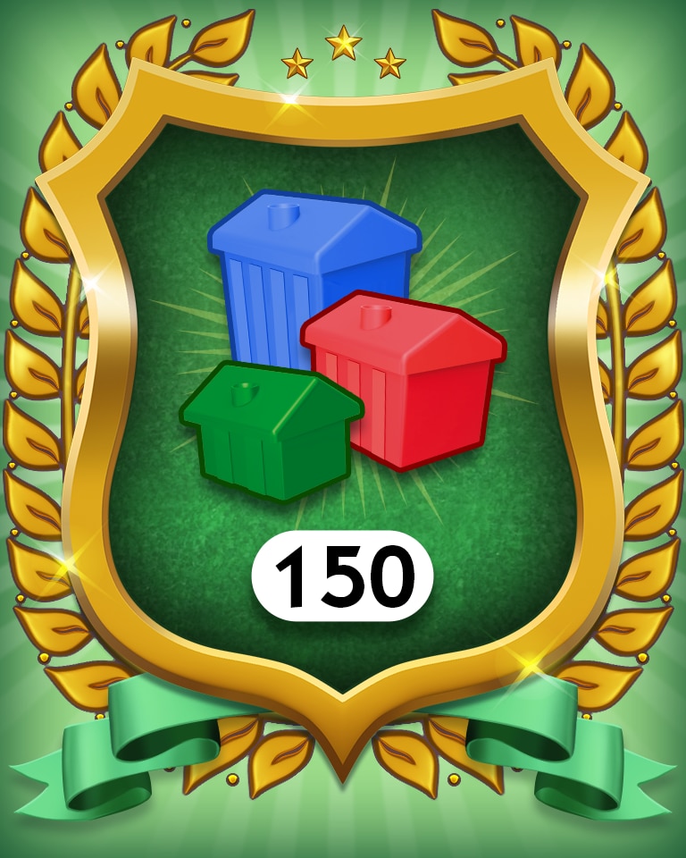 Property Investment 150 Badge - MONOPOLY Sudoku