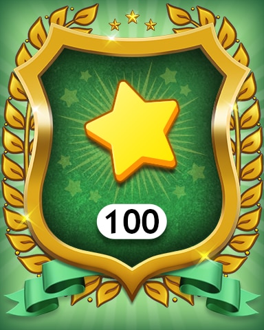 Stars 100 Badge - MONOPOLY Sudoku