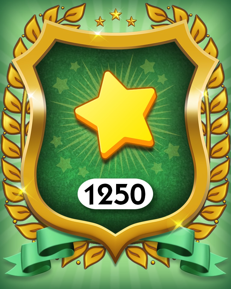 Stars 1250 Badge - MONOPOLY Sudoku