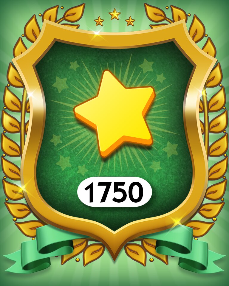 Stars 1750 Badge - MONOPOLY Sudoku