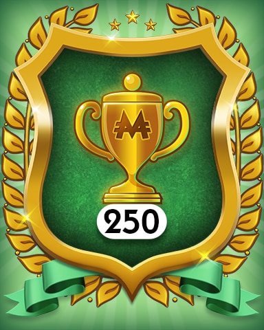 Trophies 250 Badge - MONOPOLY Sudoku