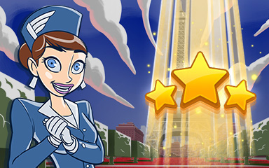 Paris World Class Badge - Jet Set Solitaire