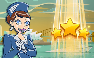 Sydney World Class Badge - Jet Set Solitaire