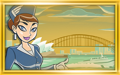 Sydney Extended Stay Coach Badge - Jet Set Solitaire