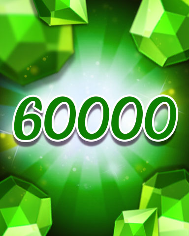 Green Jewels 60000 Badge - Jewel Academy