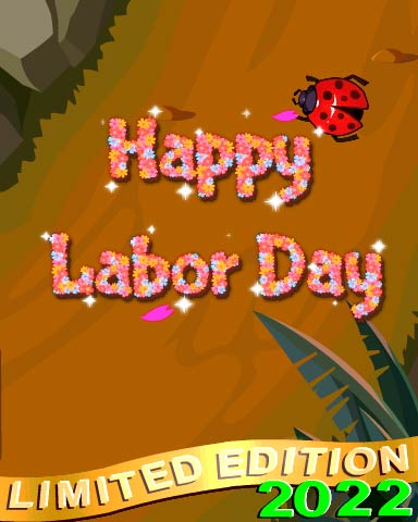 2022 Labor Day Limited Edition Badge - Mahjong Safari HD