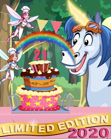 2020 Pogo Anniversary Limited Edition Badge - Peggle Blast HD