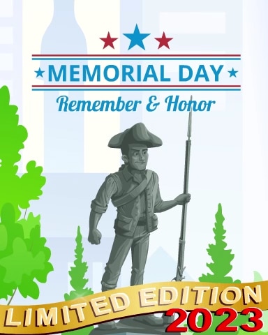 2023 Memorial Day Limited Edition Badge - Tri-Peaks Solitaire HD