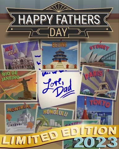 2023 Father's Day Limited Edition Badge - World Class Solitaire HD