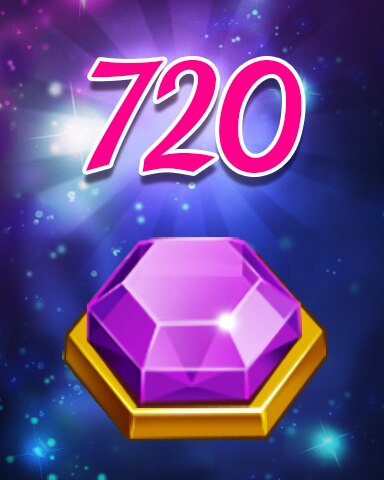 Level 720 Badge - Jewel Academy