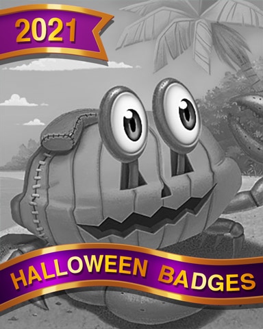 Costumed Crab Badge - Crossword Cove HD