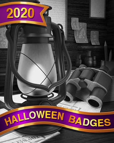 Search Party Halloween Badge - Claire Hart Classic