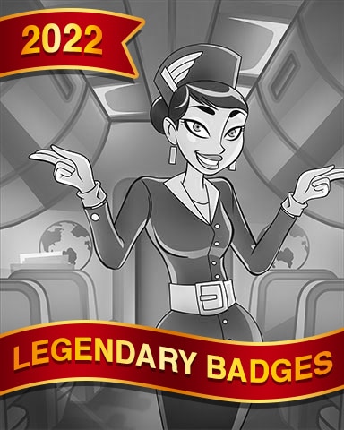 Prepared For Takeoff Legendary Badge - Jet Set Solitaire