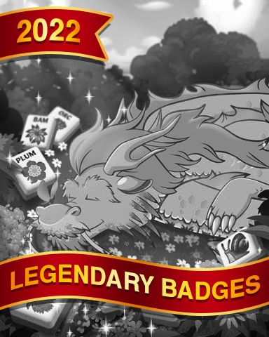 Sleeping Dragon Legendary Badge - Mahjong Garden HD