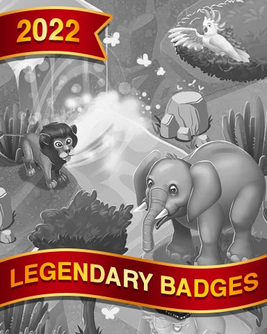 River Rainbow Legendary Badge - Mahjong Sanctuary