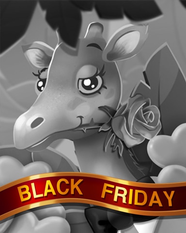 Gentleman Giraffe Black Friday Badge - Mahjong Sanctuary