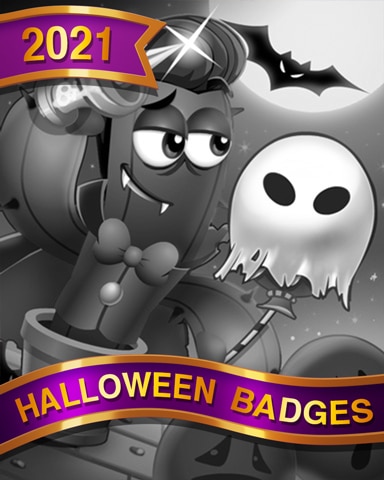 A Ghostly Popping Badge - Poppit! Bingo