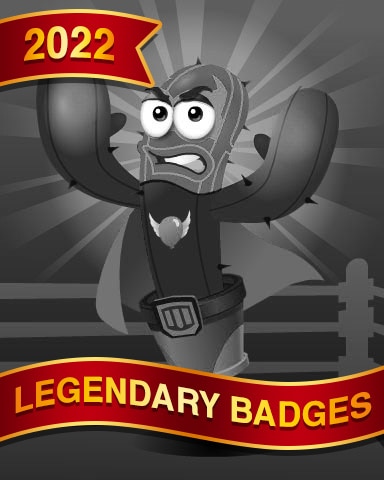 Luchador Spike Legendary Badge - Poppit!™ HD