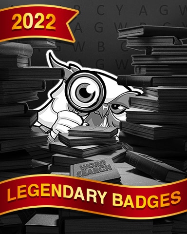 Wordy Lookout Legendary Badge - Word Search Daily HD