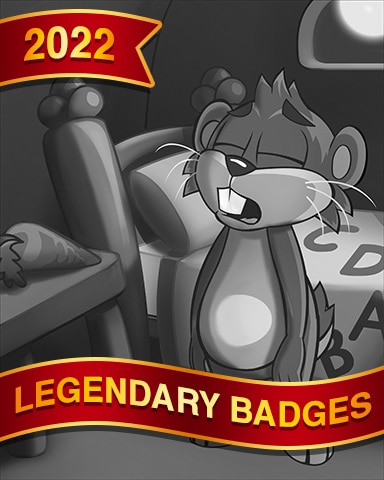 Groggy Gopher Legendary Badge - Word Whomp HD