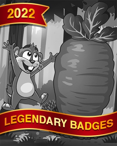 The Carrot Lode Legendary Badge - Word Whomp HD