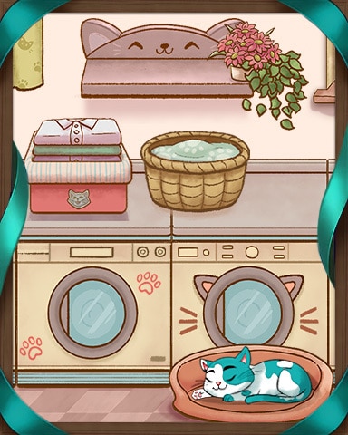 Laundry Badge - Lucky Cat Bingo Laundry Badge - Lucky Cat Bingo