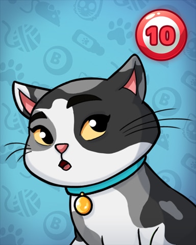 Rank 10 Badge - Lucky Cat Bingo