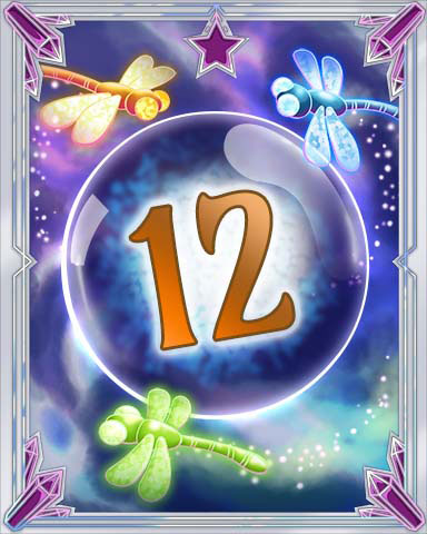 Magic Dragonfly 12 Badge - Claire Hart: Secret In The Shadows