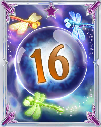 Magic Dragonfly 16 Badge - Pogo Daily Sudoku