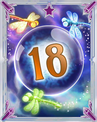 Magic Dragonfly 18 Badge - Pogo Daily Sudoku