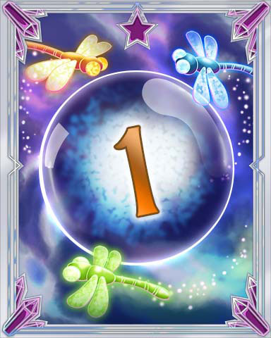 Magic Dragonfly 1 Badge - Jet Set Solitaire