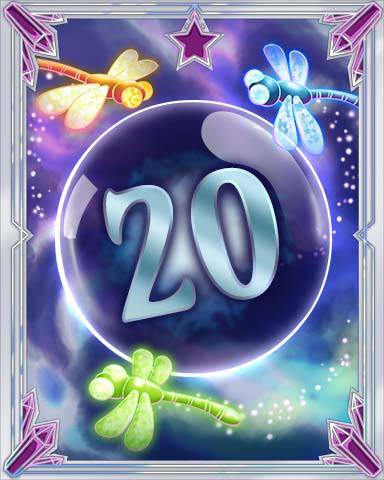 Magic Dragonfly 20 Badge - Quinn's Aquarium