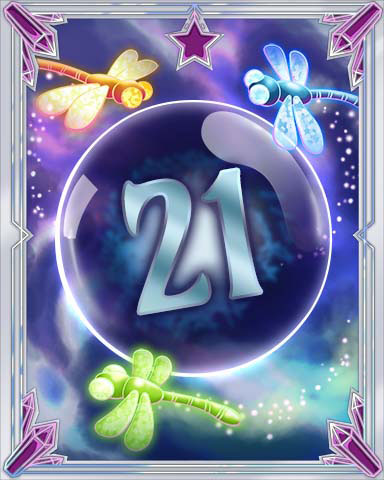 Magic Dragonfly 21 Badge - Quinn's Aquarium