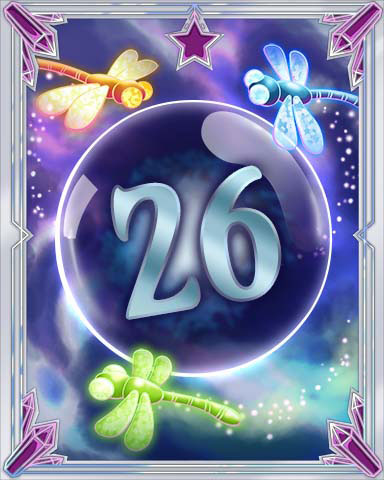 Magic Dragonfly 26 Badge - Mahjong Escape