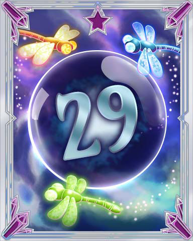 Magic Dragonfly 29 Badge - Mahjong Escape