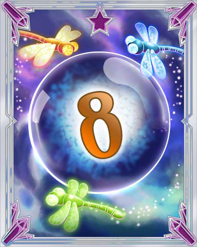 Magic Dragonfly 8 Badge - Claire Hart: Secret In The Shadows