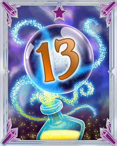 Elixir Bottle 13 Badge - Mahjong Sanctuary