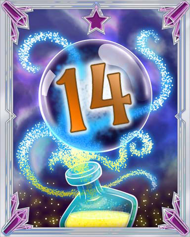 Elixir Bottle 14 Badge - Mahjong Sanctuary