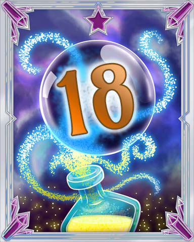 Elixir Bottle 18 Badge - Mahjong Sanctuary