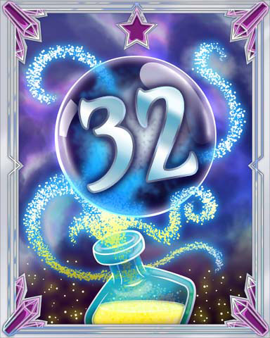 Elixir Bottle 32 Badge - Pogo Daily Sudoku