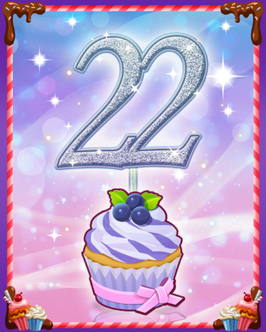 Vanilla Cupcake #22 Badge - Quinn's Aquarium