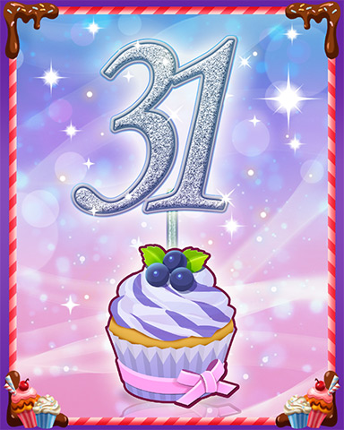 Vanilla Cupcake #31 Badge - Cookie Connect